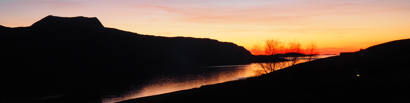 A gorgeous sunset over Loch Broom