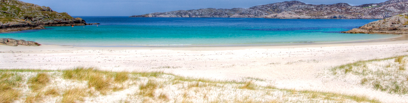 Achmelvich Beach near Lochinver - Gorgeous Highland Beaches at the Highland Bothies